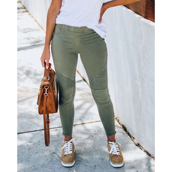 LAST ONE - PIPER JEGGING OLIVE - Picture 5 of 8